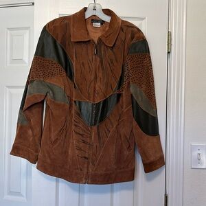 City girl leather jacket